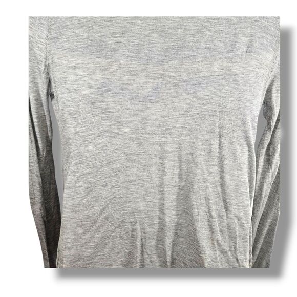 Zenana Outfitters Cardigan Large Gray Lightweight Open Front Long Sleeve - Picture 8 of 16